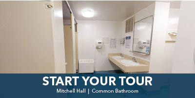 Mitchell Hall Virtual Tour: Common Bathroom