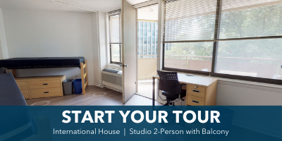International House Virtual Tour: Studio 2-Person with Balcony