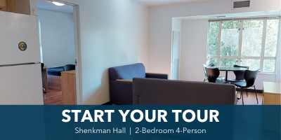 Shenkman Hall Virtual Tour: 2-Bedroom 4-Person