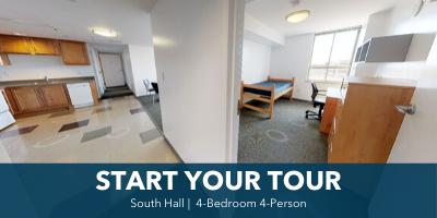 South Hall Virtual Tour: 4-Bedroom 4-Person