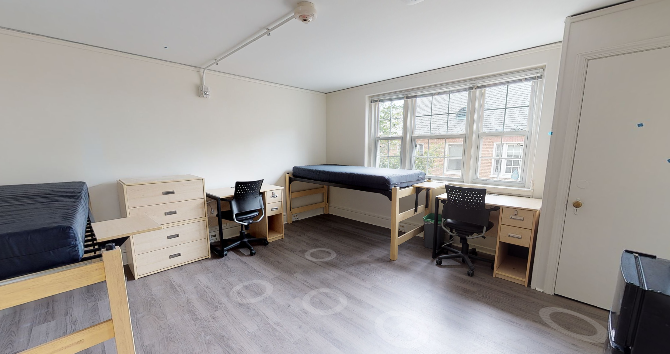 Clark Hall room with furniture