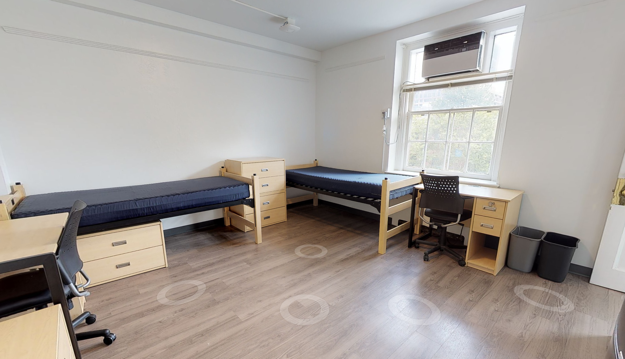 Strong Hall double room with furniture