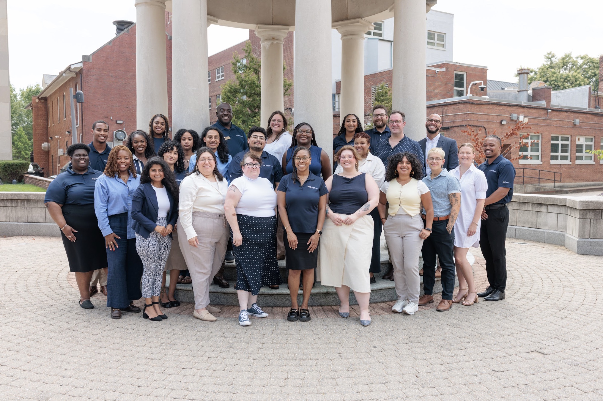 Team photo of the Residential Education team/staff, including Community Coordinators and Assistant Directors for CLRE.