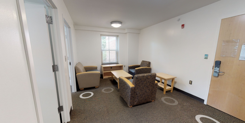 West Hall living room