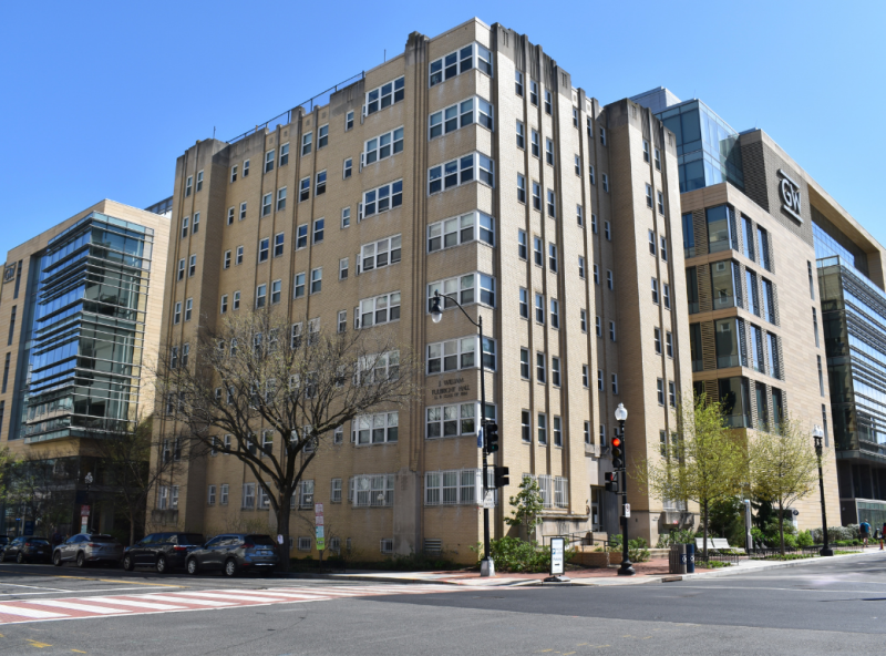 exterior of fulbright hall