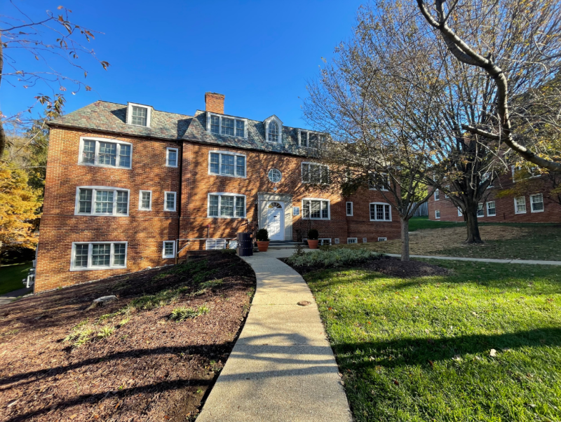 exterior of hensley hall