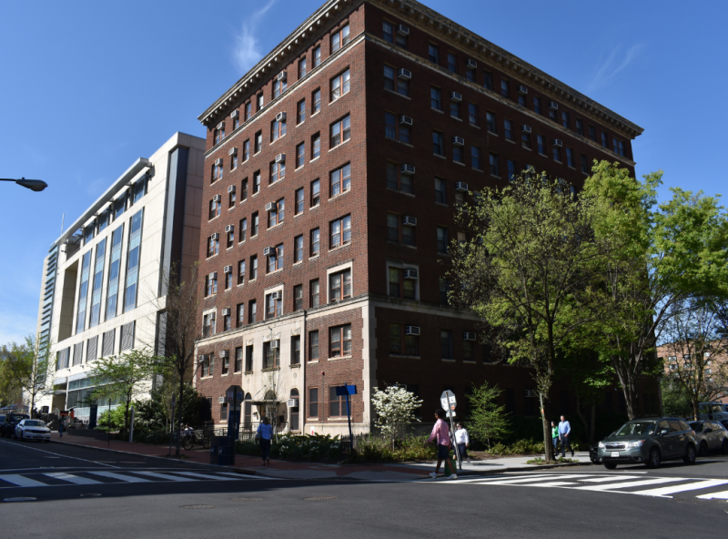 exterior of Madison hall 