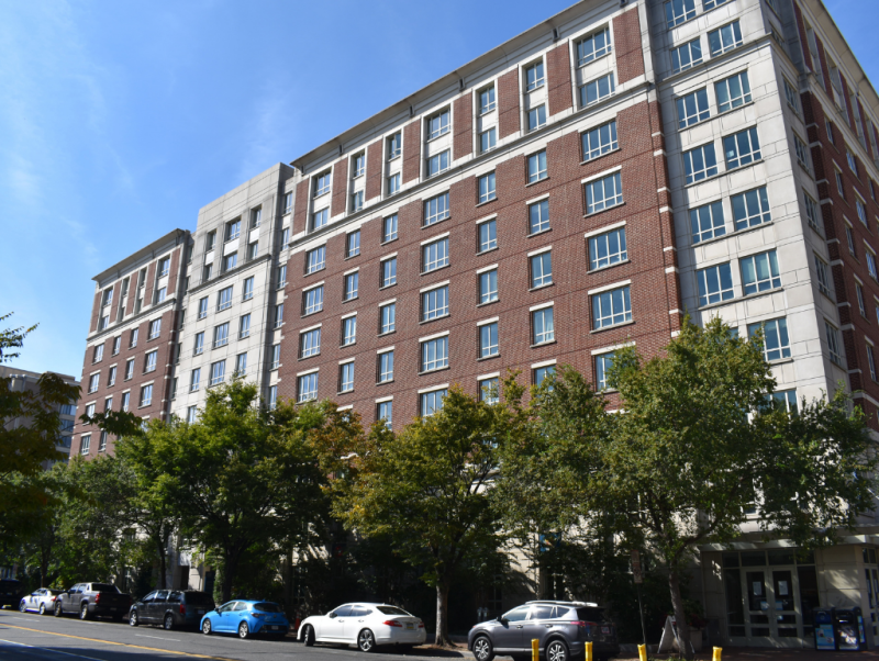 exterior of Shenkman Hall 