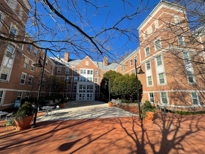 Exterior of West Hall