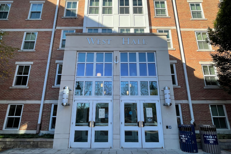 Exterior of West Hall